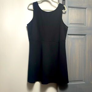 Express black tank dress with empire waist